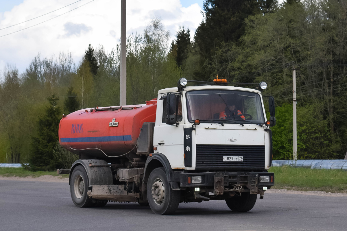 Тверская область, № Е 827 СУ 69 — МАЗ-5337A2