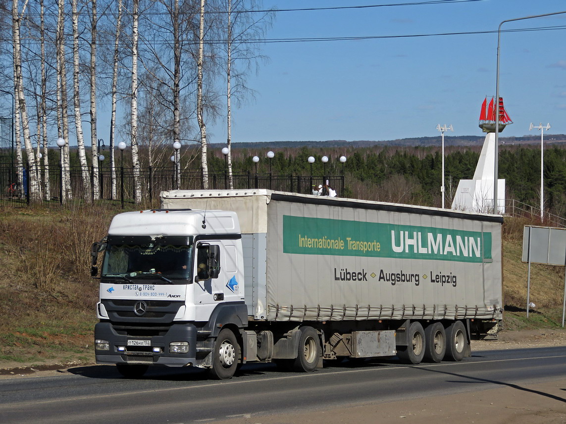 Нижегородская область, № Т 126 НХ 152 — Mercedes-Benz Axor 1840 [Z9M]