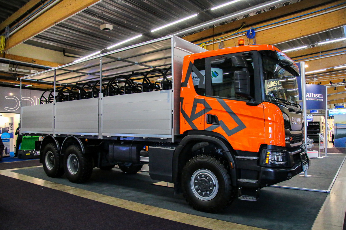 Швеция, № YJD 699 — Scania ('2016) P410; Швеция — Nordic Trophy 2018