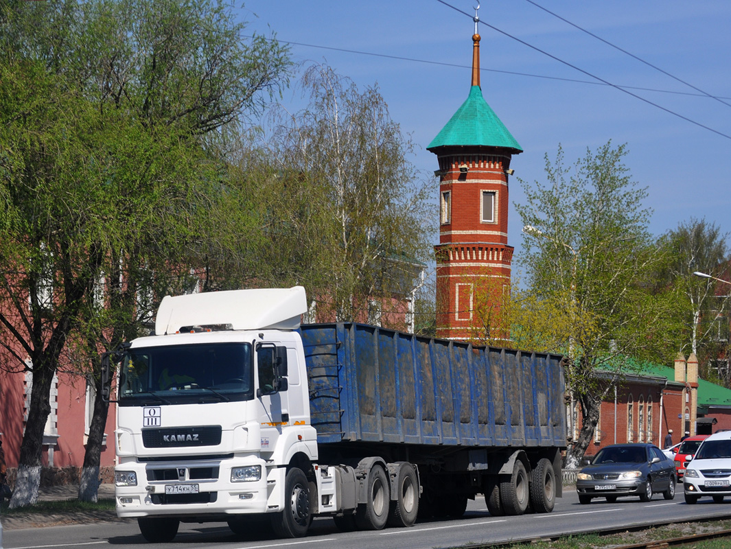 Омская область, № У 714 КН 55 — КамАЗ-65206-T5(68)