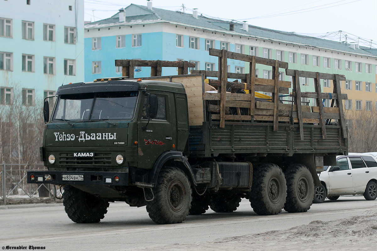 Саха (Якутия), № Н 834 ВН 14 — КамАЗ-4310