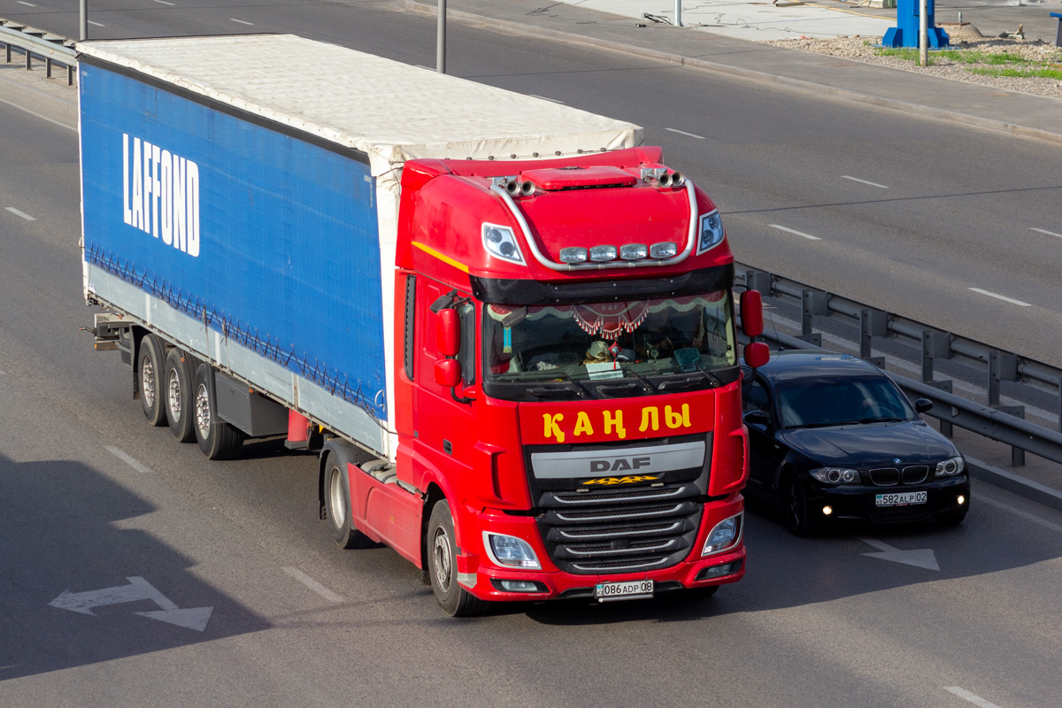 Жамбылская область, № 086 ADP 08 — DAF XF Euro6 FT