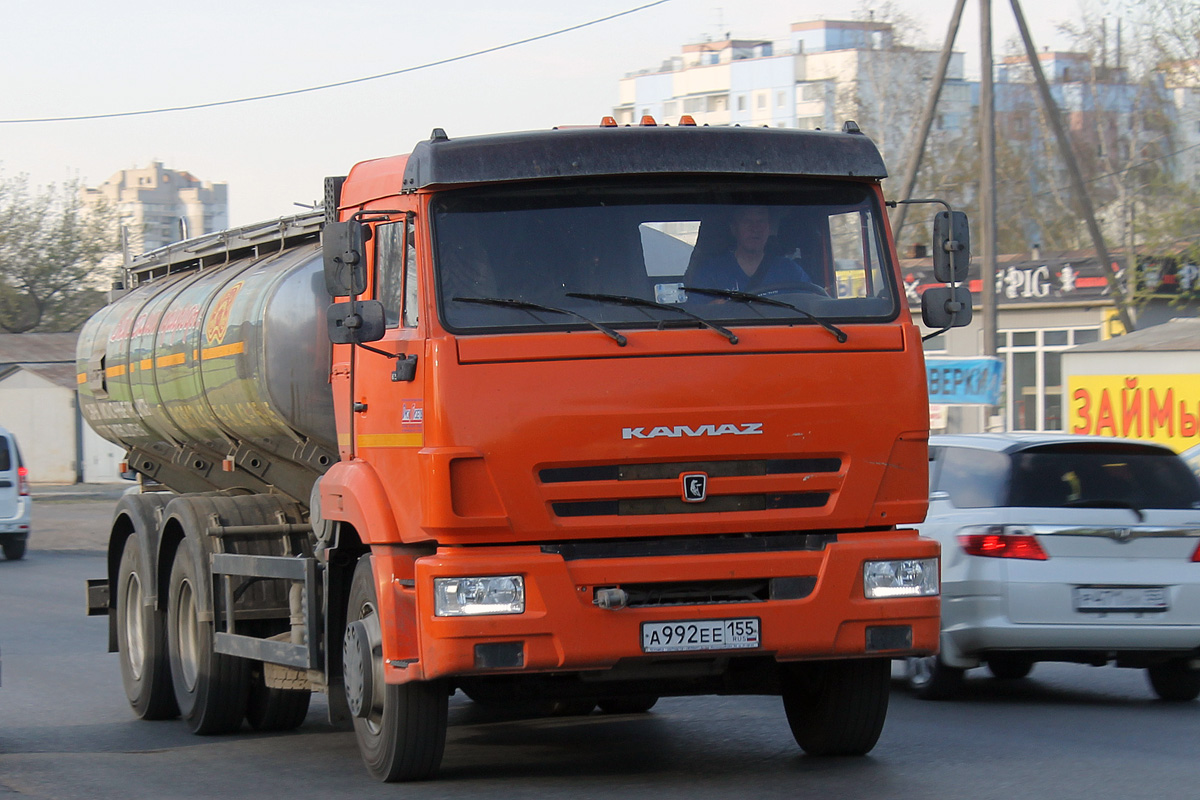 Омская область, № А 992 ЕЕ 155 — КамАЗ-65115-A4(23)