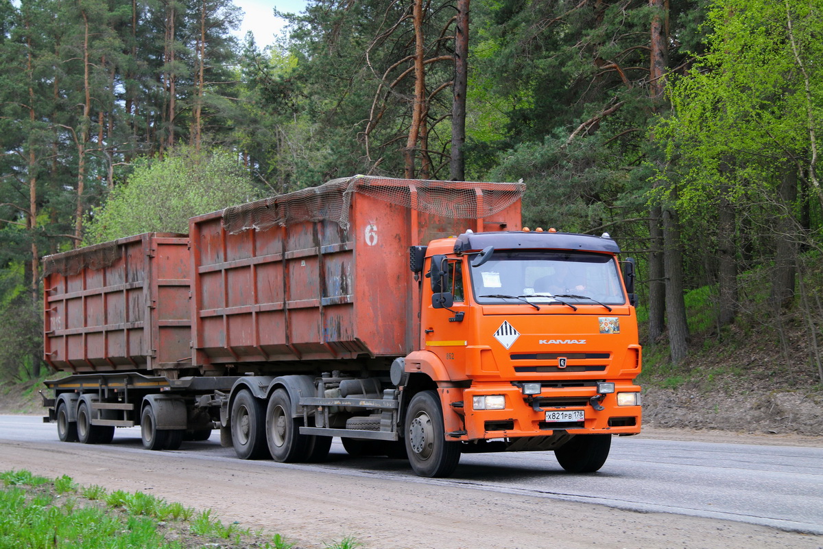 Санкт-Петербург, № Х 821 РВ 178 — КамАЗ-6520-K4(29)