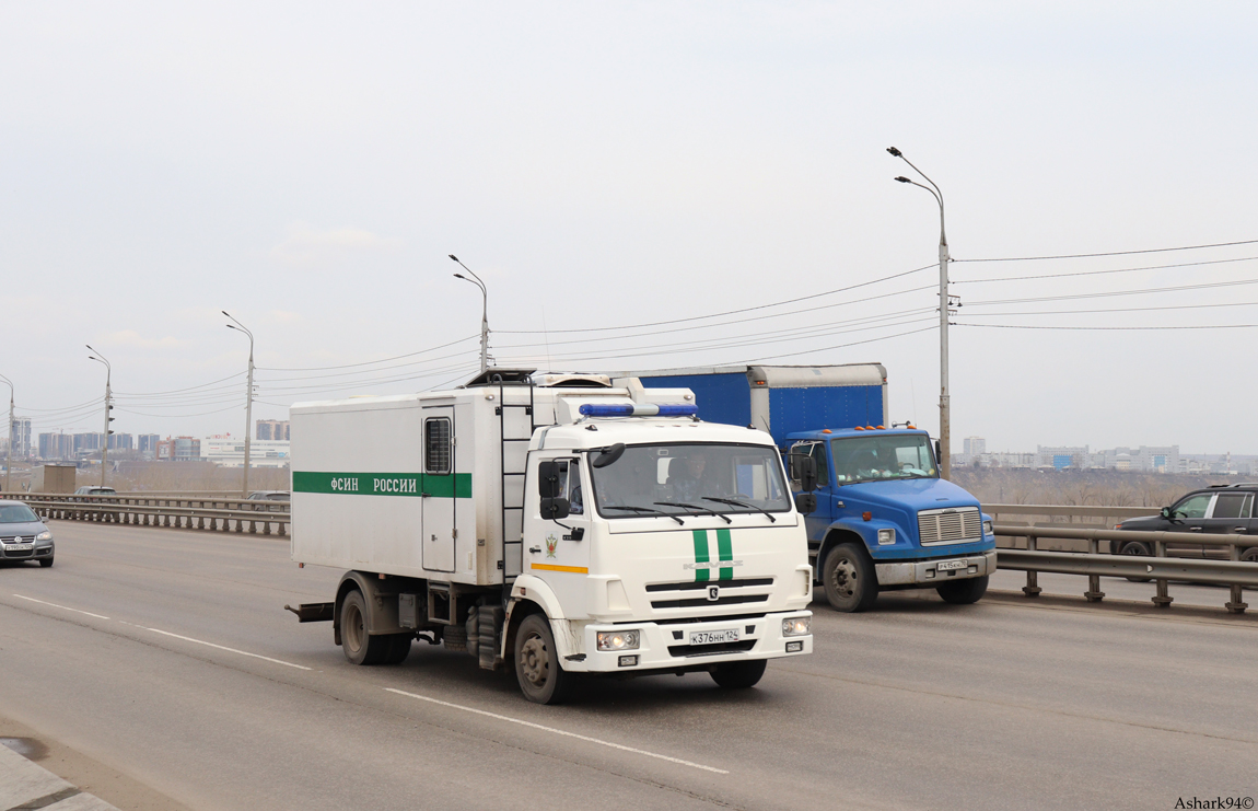 Красноярский край, № К 376 НН 124 — КамАЗ-4308-C4(25)