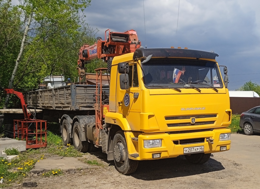 Курская область, № Н 207 КР 46 — КамАЗ-65116-A4(23)