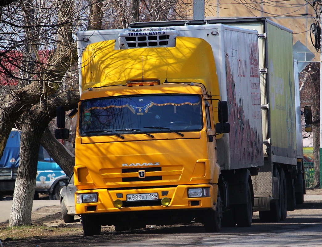 Тамбовская область, № А 989 АТ 134 — КамАЗ-4308-C3(79)