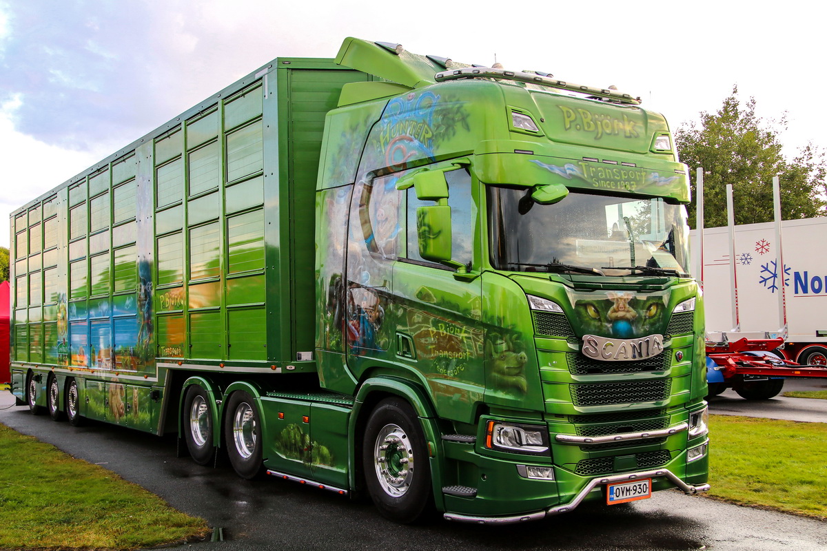 Финляндия, № OVM-930 — Scania ('2016) R-Series (общ. м)