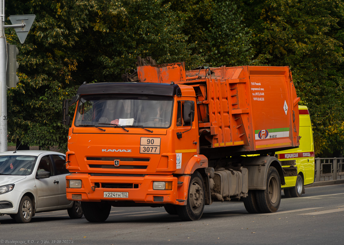 Башкортостан, № Х 224 ТН 102 — КамАЗ-43253-G5(69)