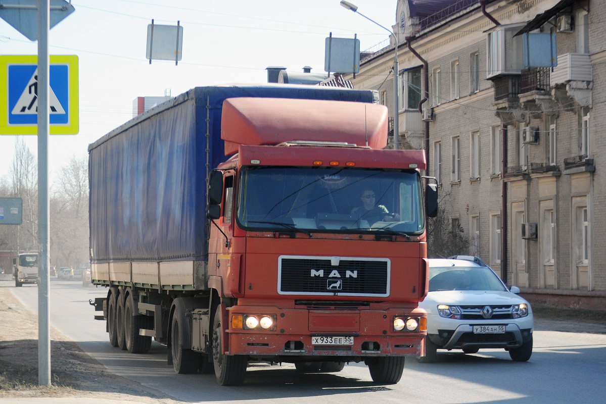 Омская область, № Х 933 ЕЕ 55 — MAN F90 19.372