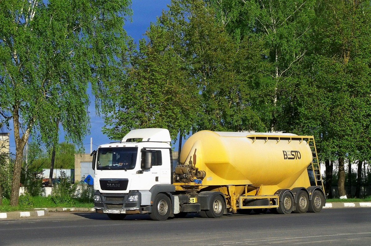 Москва, № К 492 НУ 777 — MAN TGS 19.440