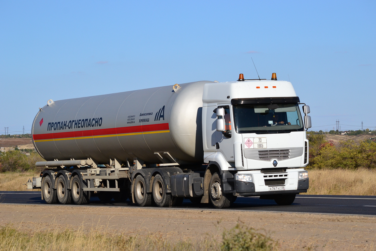Калмыкия, № А 767 ХС 08 — Renault Premium Lander [X9P]