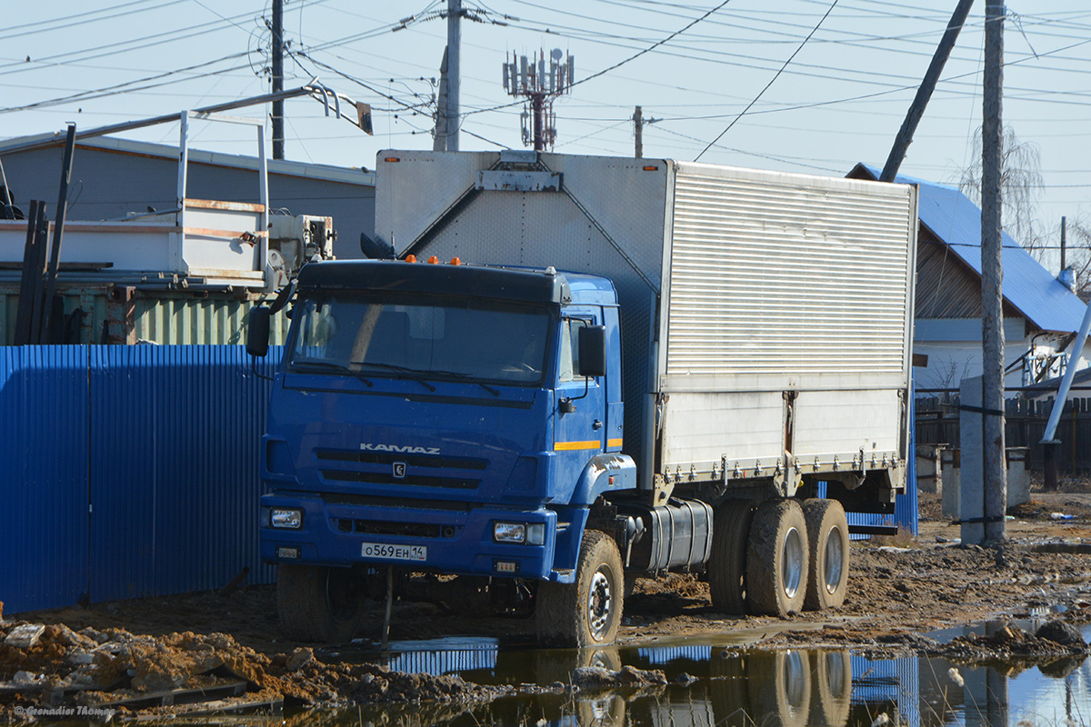 Саха (Якутия), № О 569 ЕН 14 — КамАЗ-53215-15 [53215R]