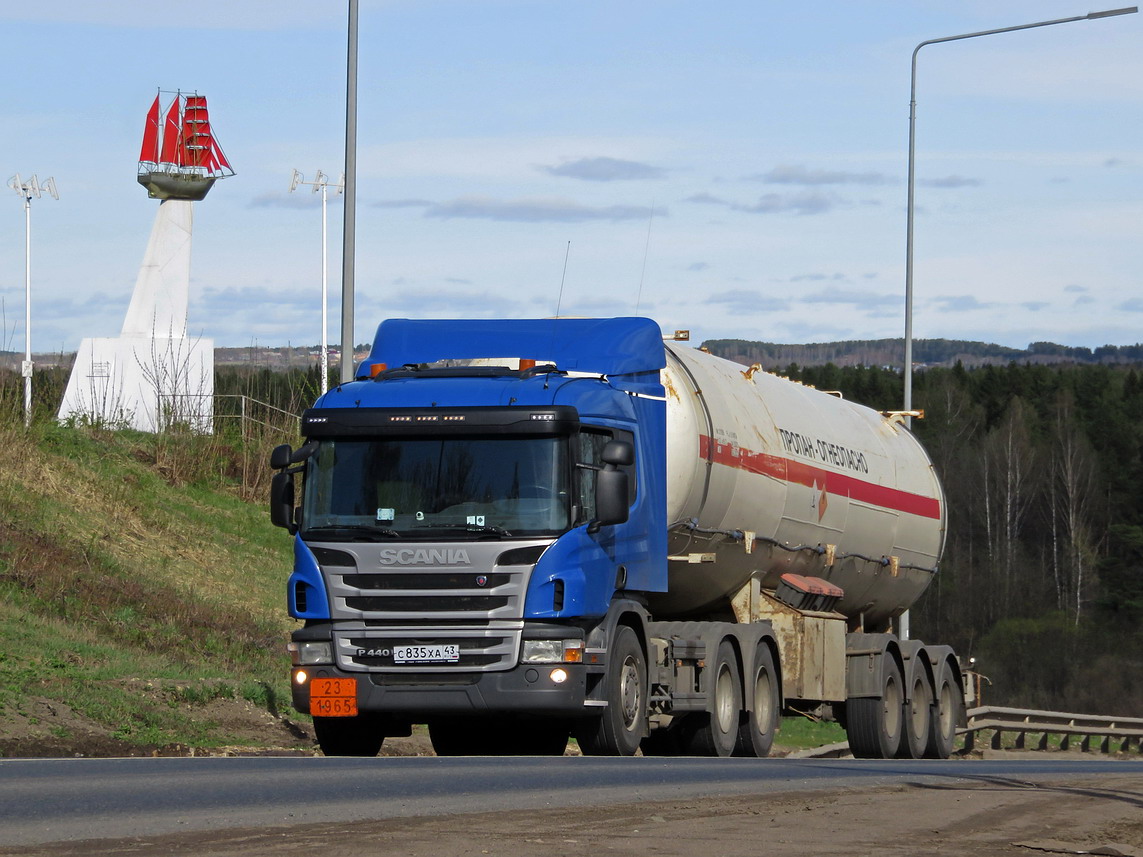 Кировская область, № С 835 ХА 43 — Scania ('2011) P440