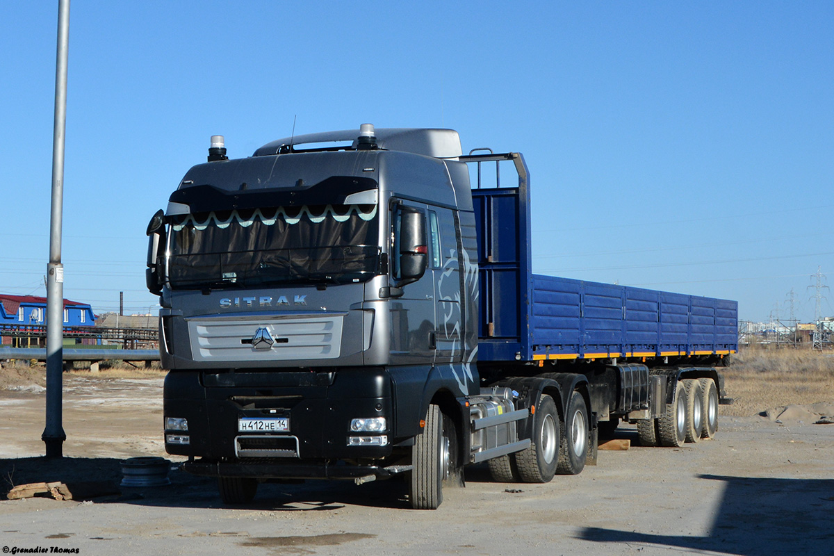 Саха (Якутия), № Н 412 НЕ 14 — Sitrak C7H ZZ4256