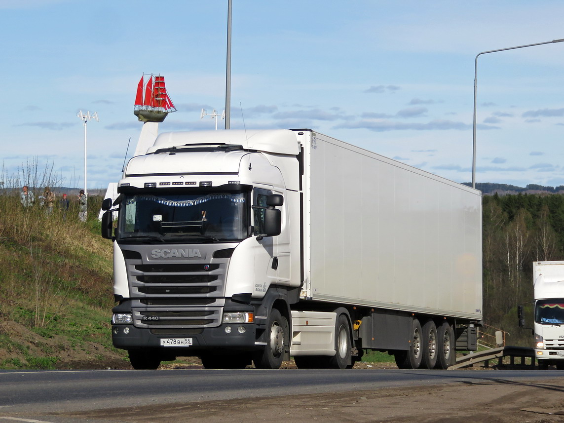 Омская область, № У 478 ВН 55 — Scania ('2013) R440