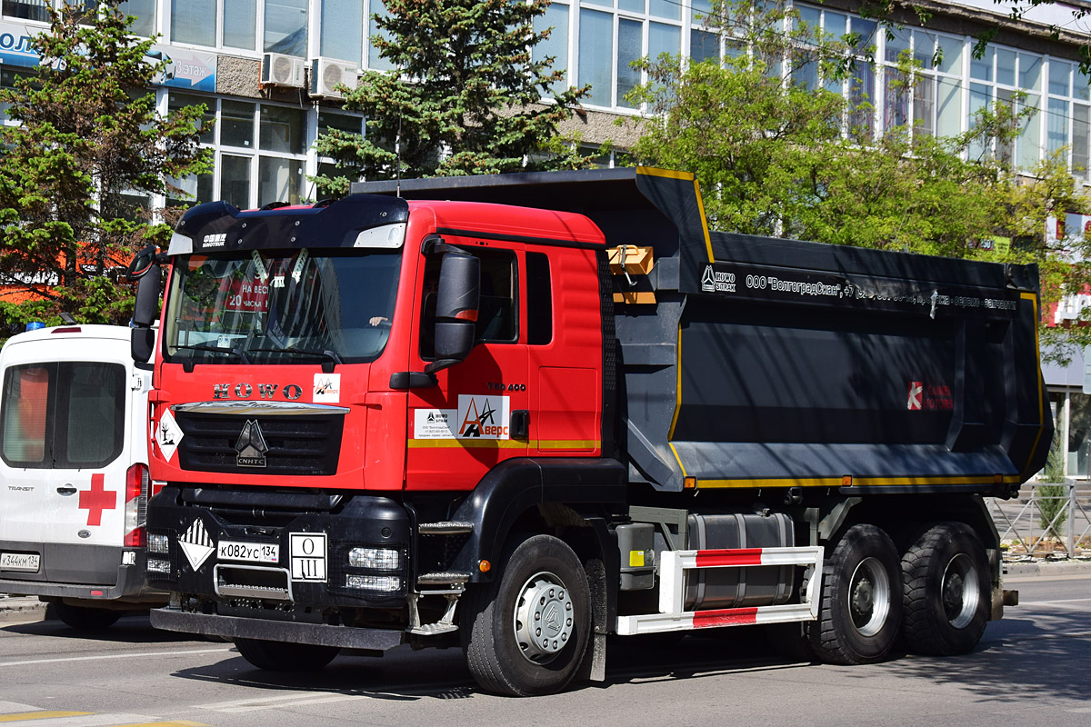 Волгоградская область, № К 082 УС 134 — Howo T5G ZZ3257