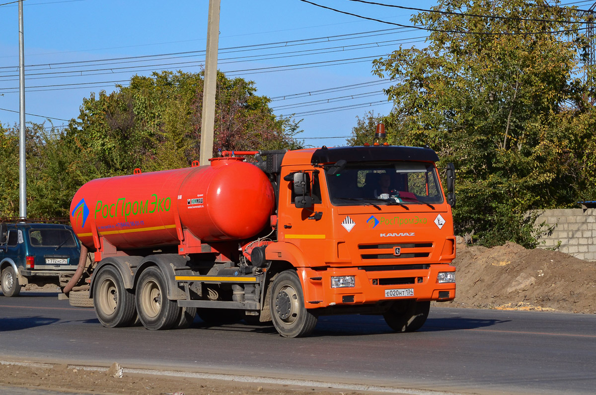 Волгоградская область, № Е 020 НТ 134 — КамАЗ-65115-A5(48)