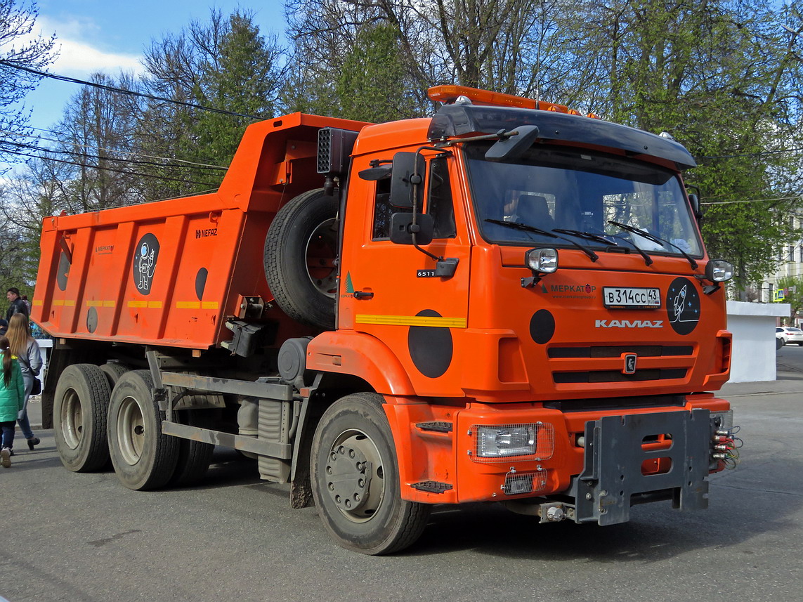 Кировская область, № В 314 СС 43 — КамАЗ-65115-A5(48)