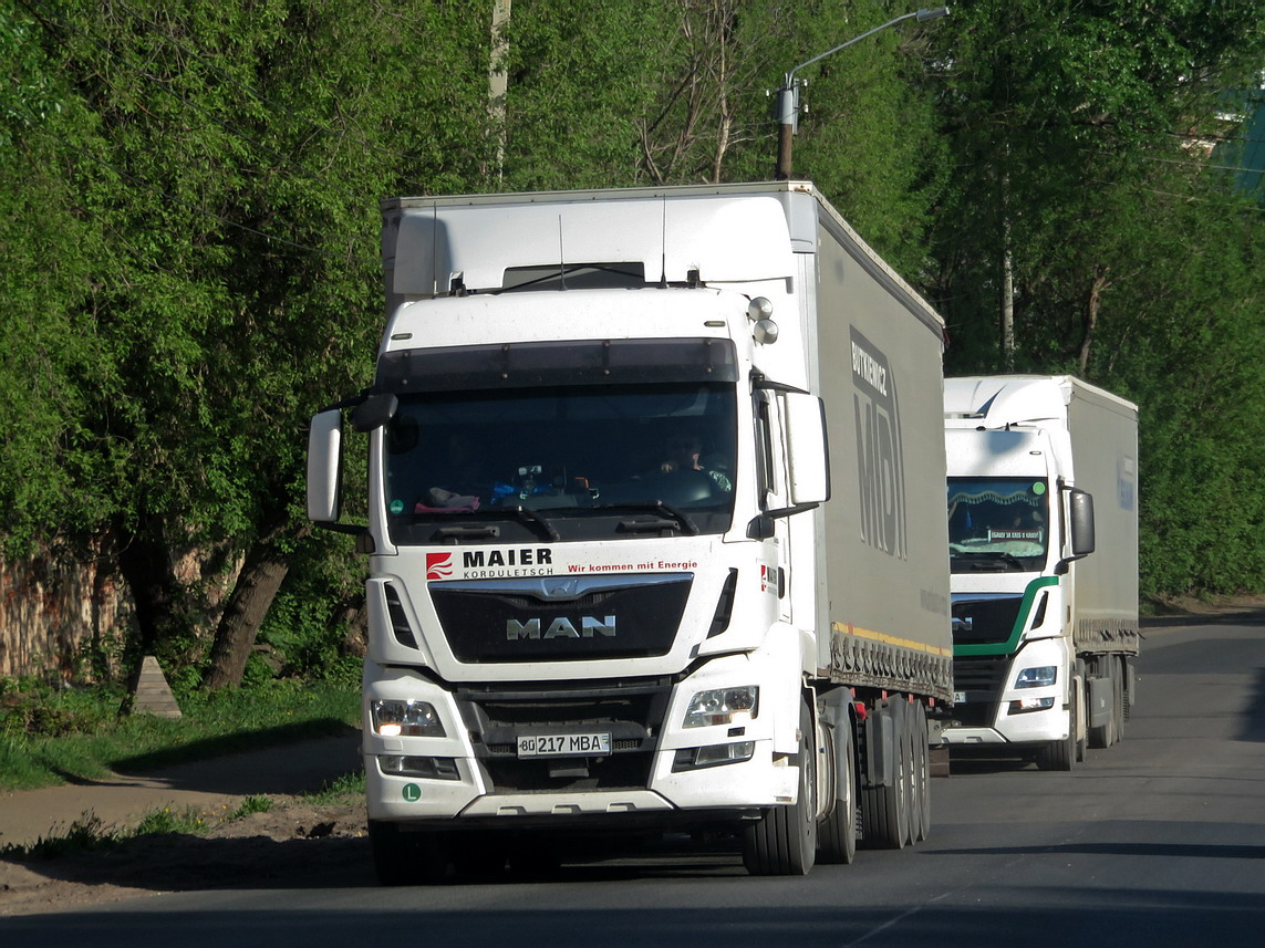 Узбекистан, № 80 217 MBA — MAN TGS Euro 6 (Общая модель)