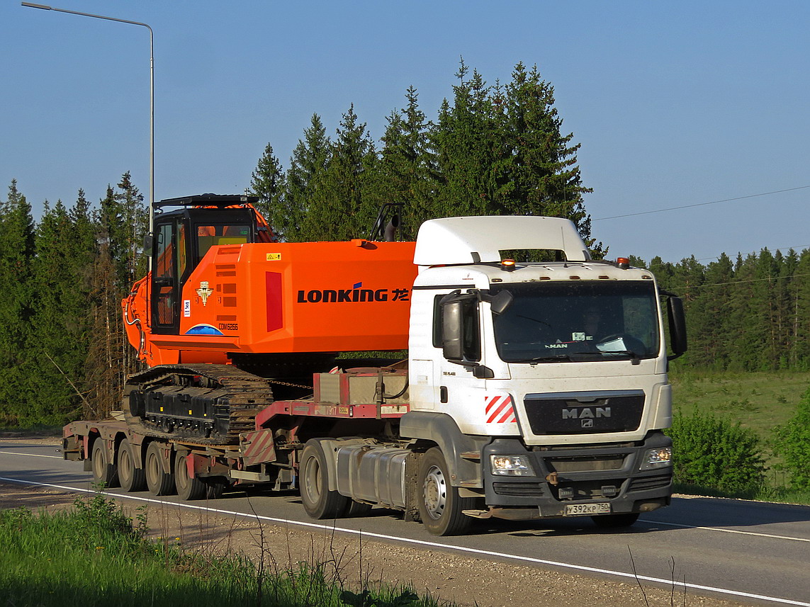 Московская область, № У 392 КР 750 — MAN TGS 19.400