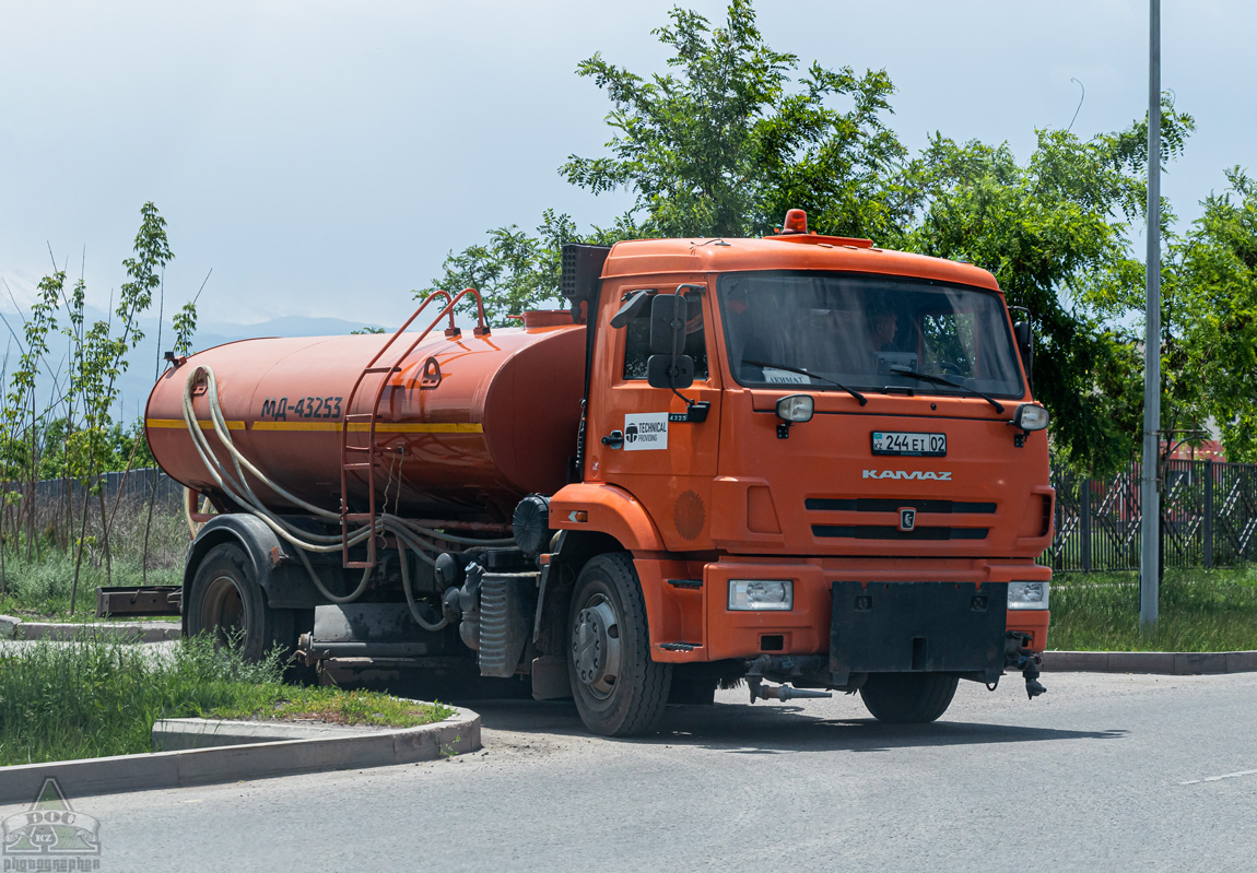 Алматы, № 244 EI 02 — КамАЗ-43253-G5(69)