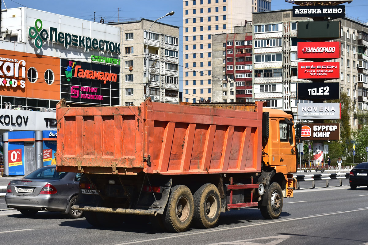 Тюменская область, № У 588 МН 72 — Shaanxi Shacman F2000 SX325x