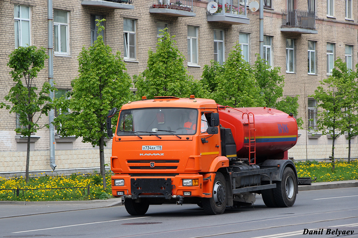 Санкт-Петербург, № Х 734 АК 178 — КамАЗ-43253-R4(28)