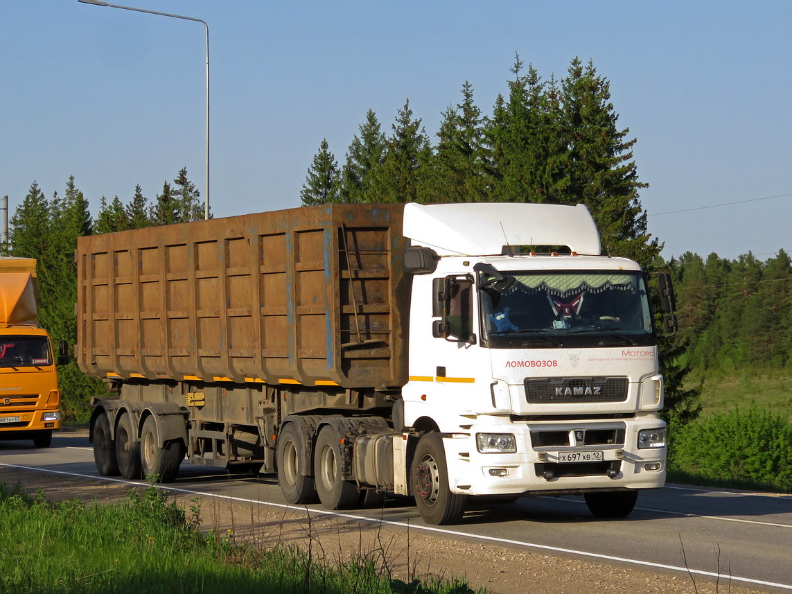 Марий Эл, № Х 697 ХВ 12 — КамАЗ-65206-T5(68)