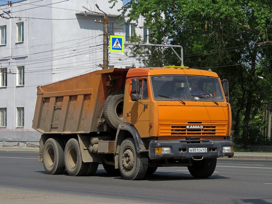 Кировская область, № В 851 СК 43 — КамАЗ-65115 [651150]