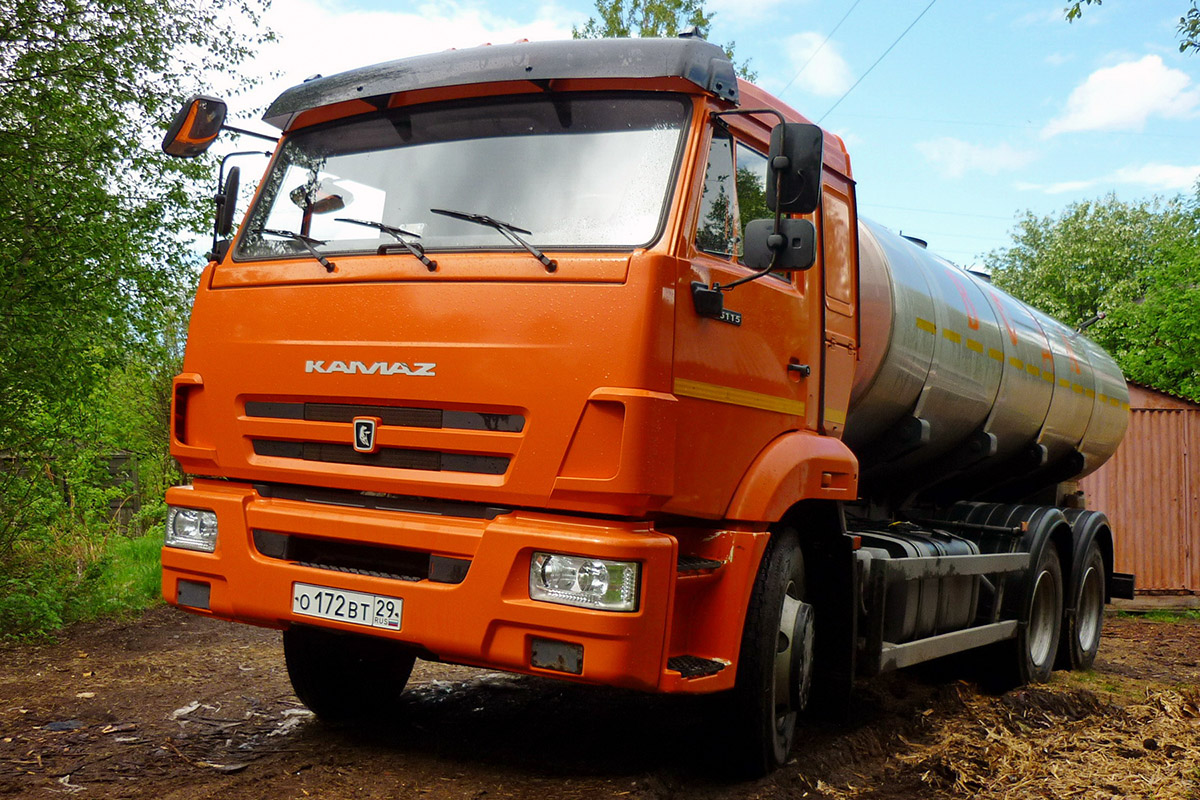 Архангельская область, № О 172 ВТ 29 — КамАЗ-65115-A5(48)