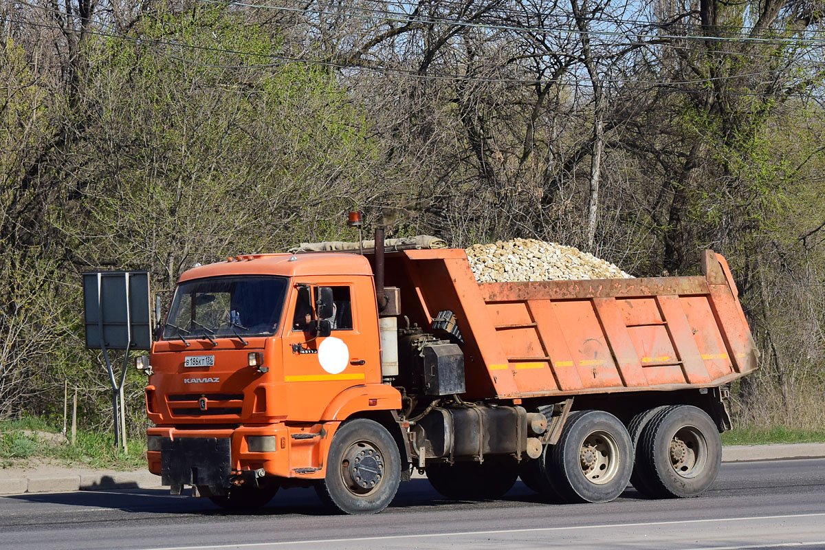 Волгоградская область, № В 186 КТ 134 — КамАЗ-65115-L4(19)