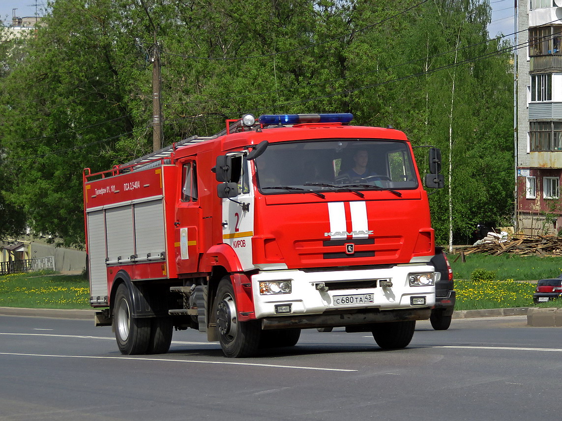 Кировская область, № С 680 ТА 43 — КамАЗ-43253-R4(28)