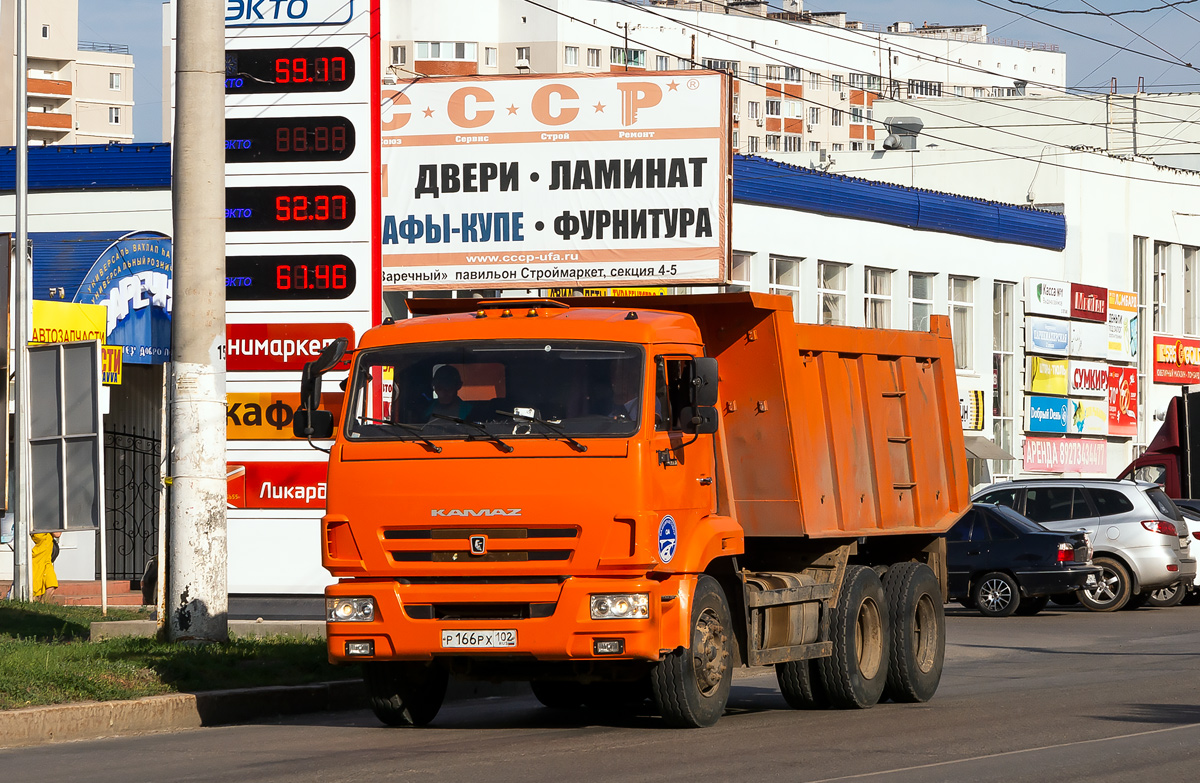 Башкортостан, № Р 166 РХ 102 — КамАЗ-65115-N3(78)