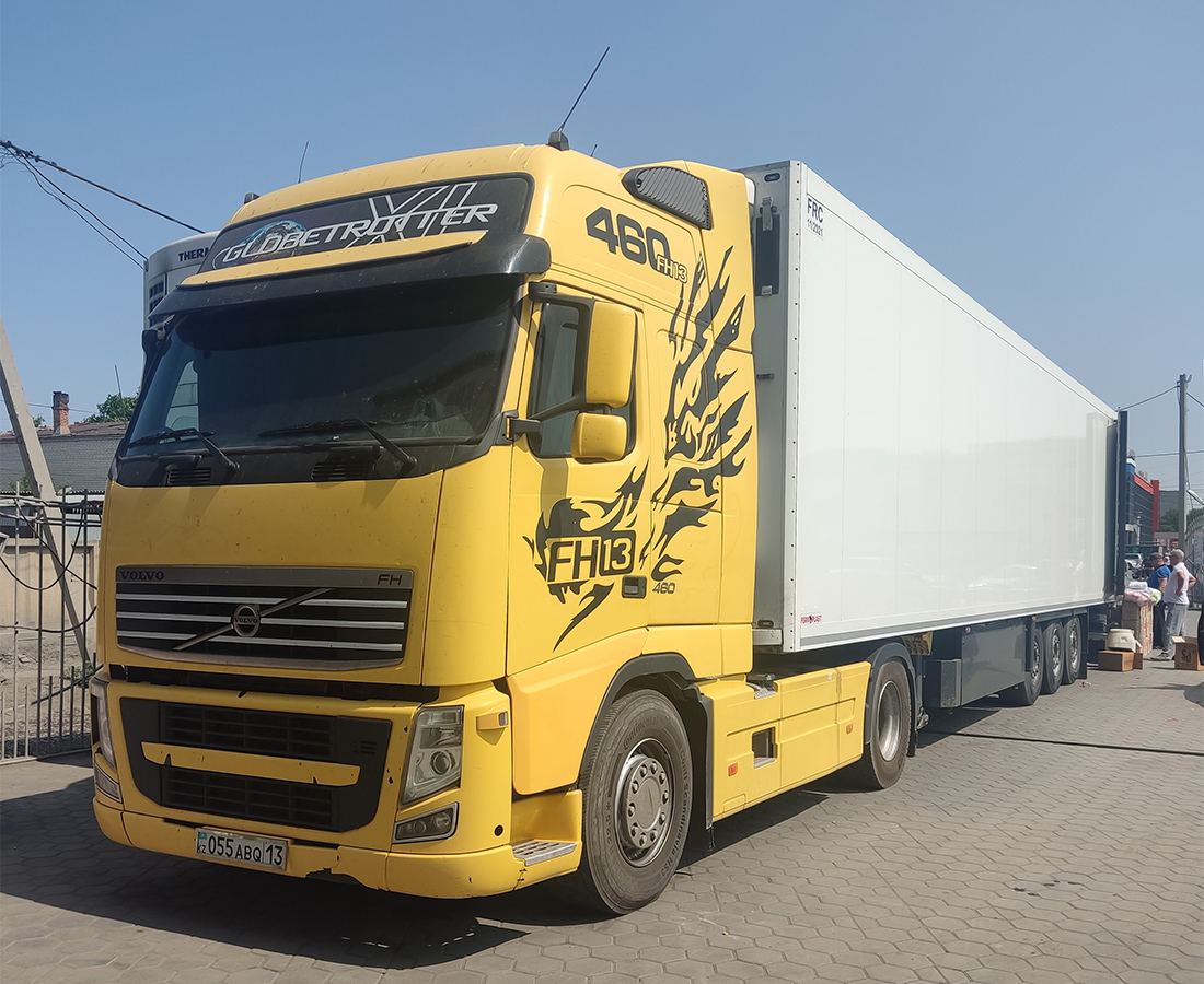 Туркестанская область, № 055 ABQ 13 — Volvo ('2008) FH.460