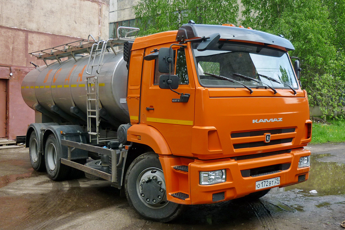 Архангельская область, № О 172 ВТ 29 — КамАЗ-65115-A5(48)