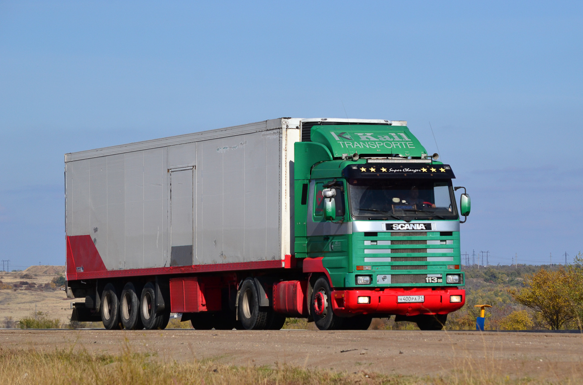 Курская область, № Н 400 РА 31 — Scania (III) R113M
