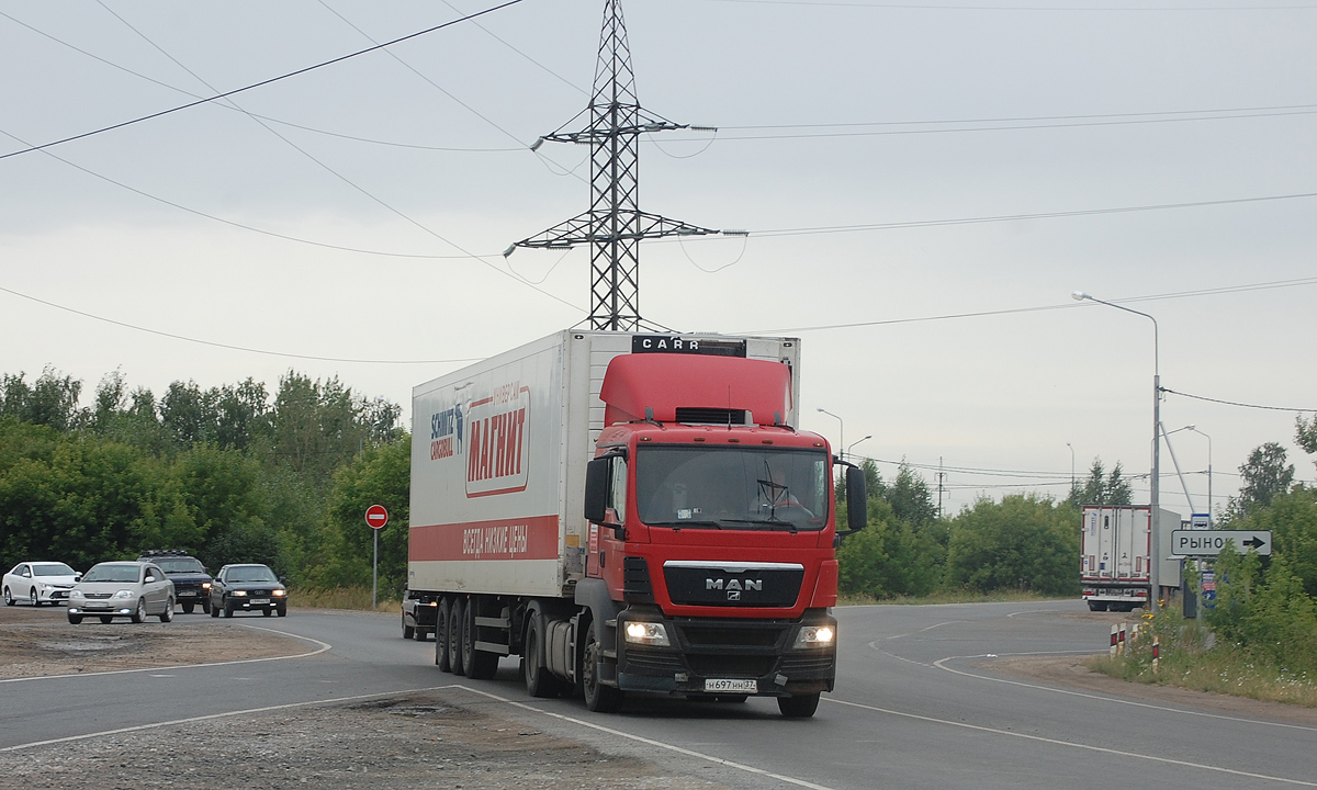 Омская область, № Н 697 НН 37 — MAN TGS 19.390