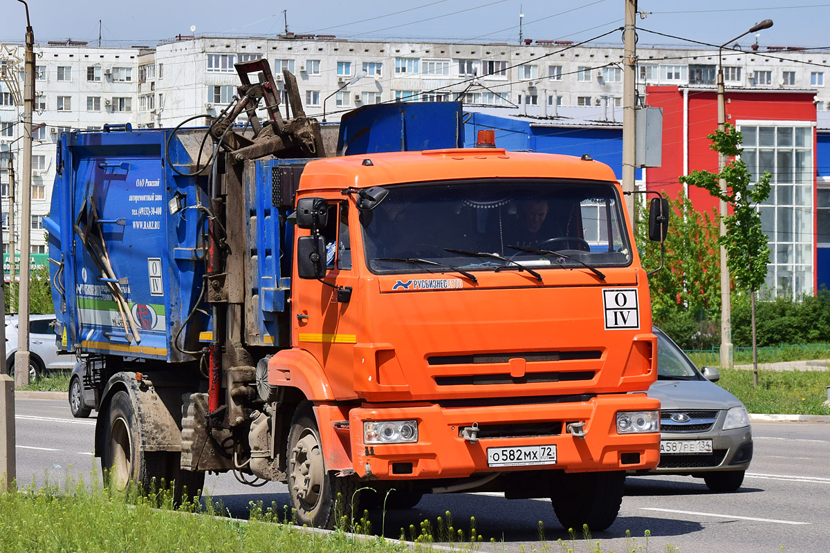 Волгоградская область, № О 582 МХ 72 — КамАЗ-43253-G5(69)