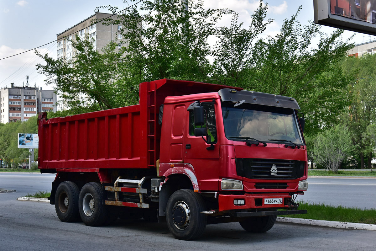 Тюменская область, № Р 666 РК 72 — Howo HW ZZ3327
