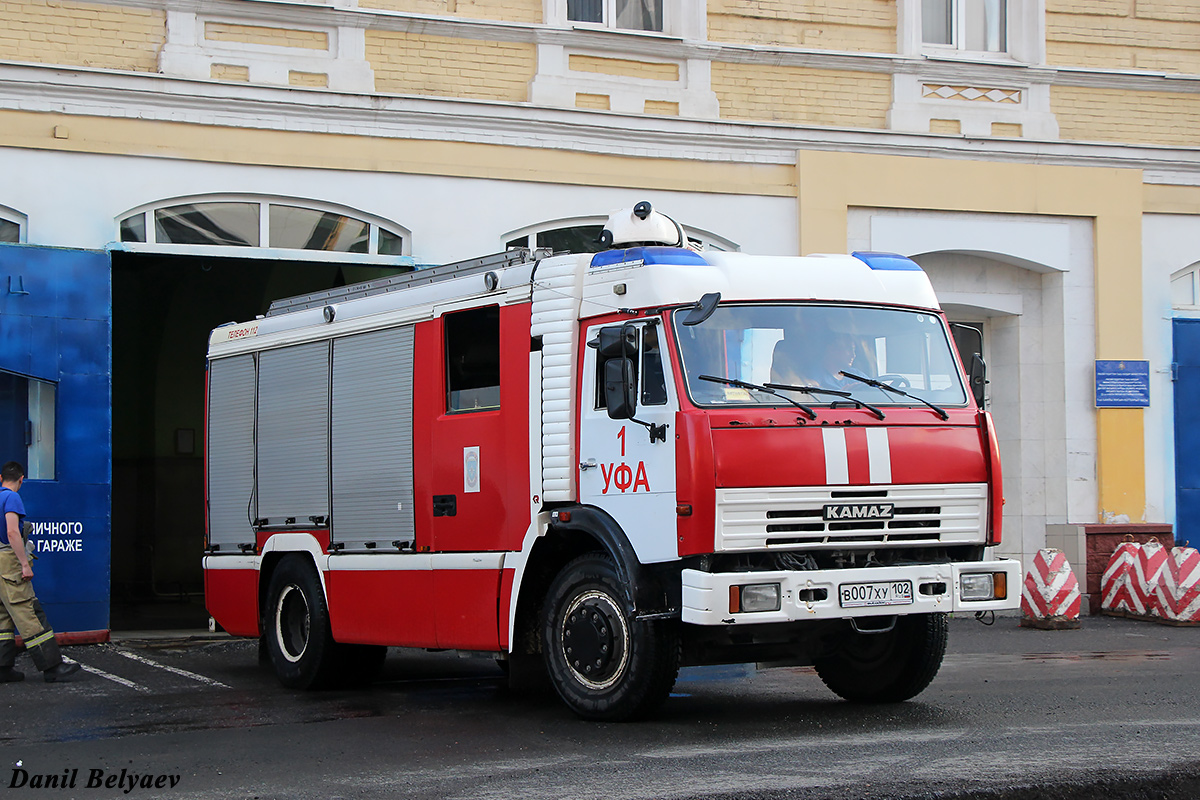 Башкортостан, № В 007 ХУ 102 — КамАЗ-43253-A3(96)