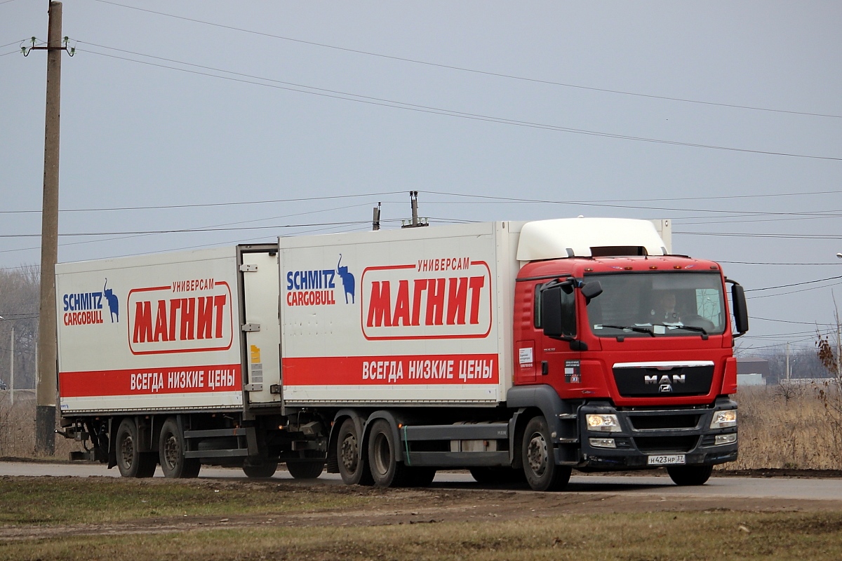 Тамбовская область, № Н 423 НР 37 — MAN TGS 26.350