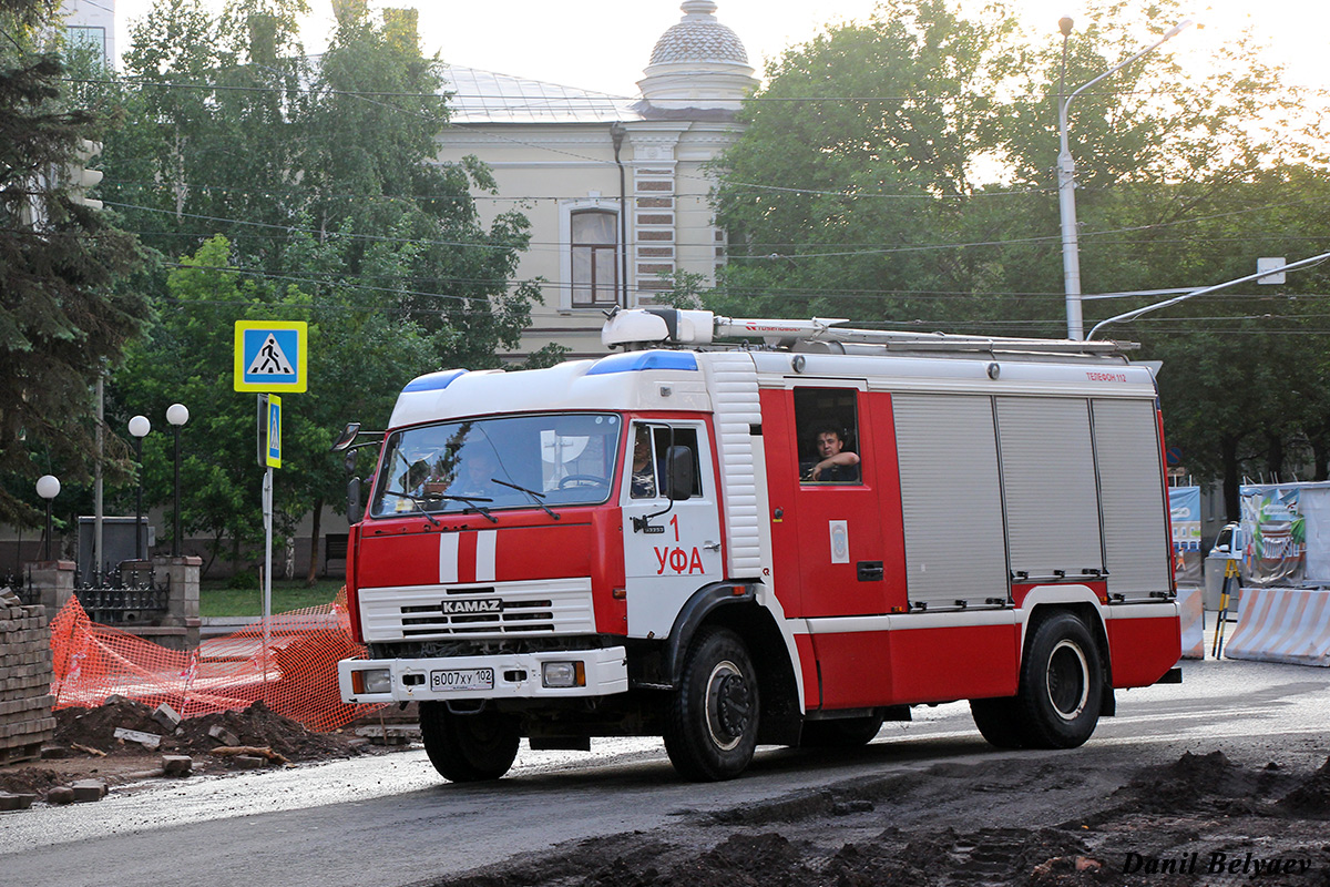 Башкортостан, № В 007 ХУ 102 — КамАЗ-43253-A3(96)