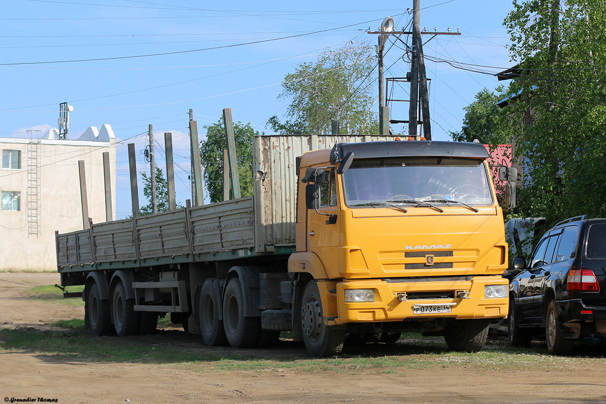 Саха (Якутия), № Р 073 КЕ 14 — КамАЗ-65116-N3(78)