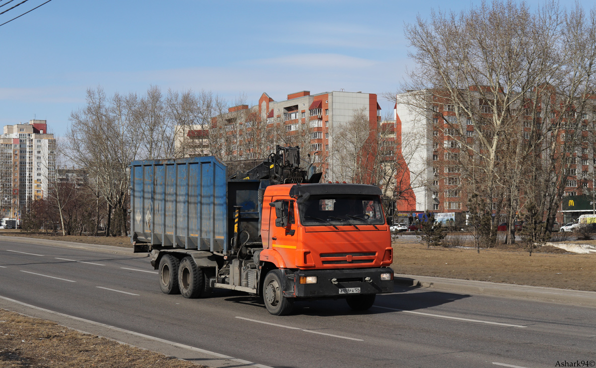Красноярский край, № А 198 РА 124 — КамАЗ-65115-A5(48)