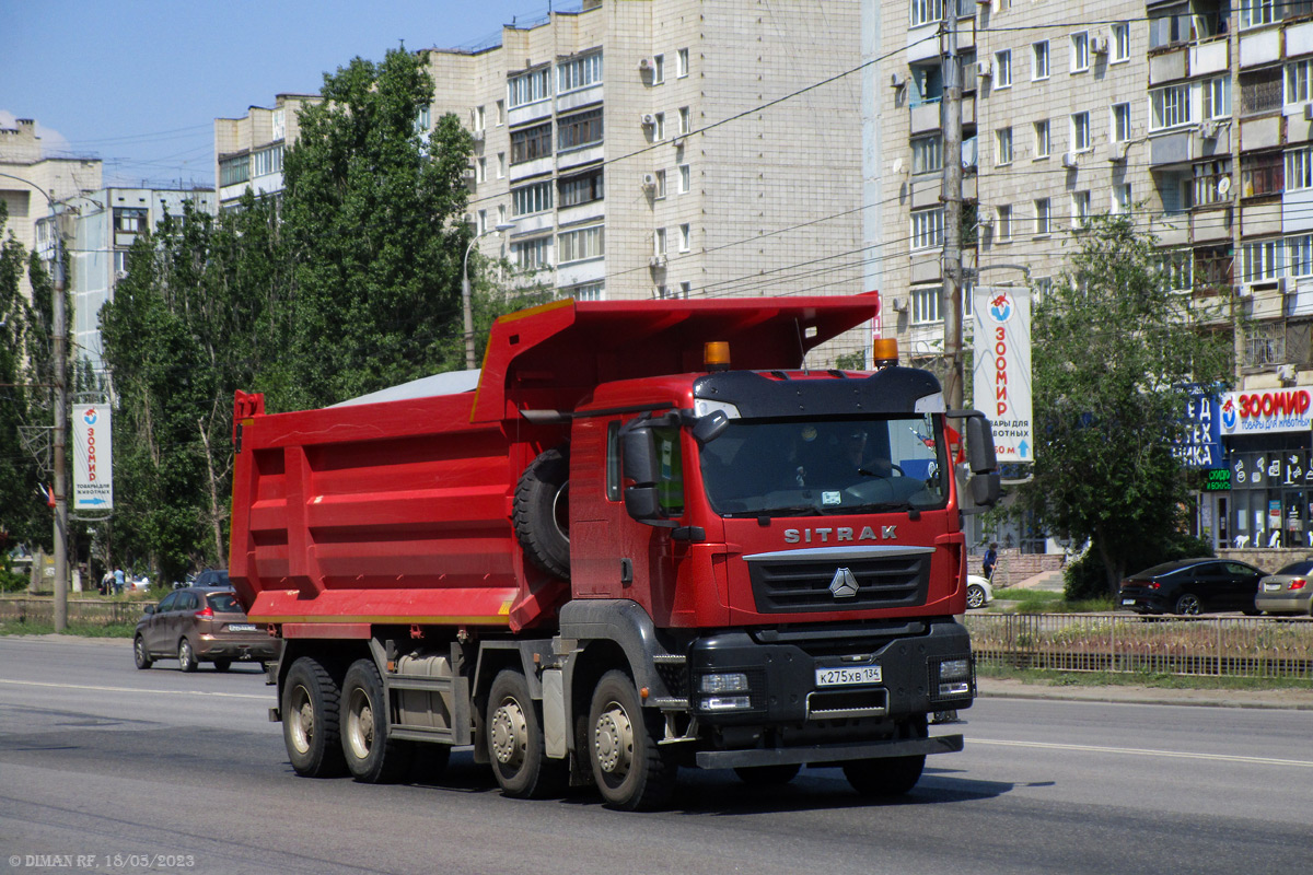 Волгоградская область, № К 275 ХВ 134 — Sitrak C7H ZZ3316