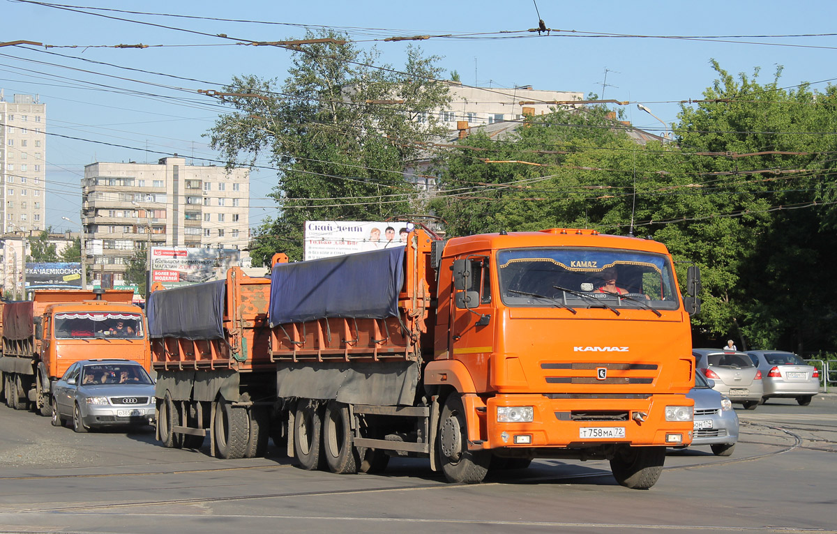Тюменская область, № Т 758 МА 72 — КамАЗ-65115-L4(19)