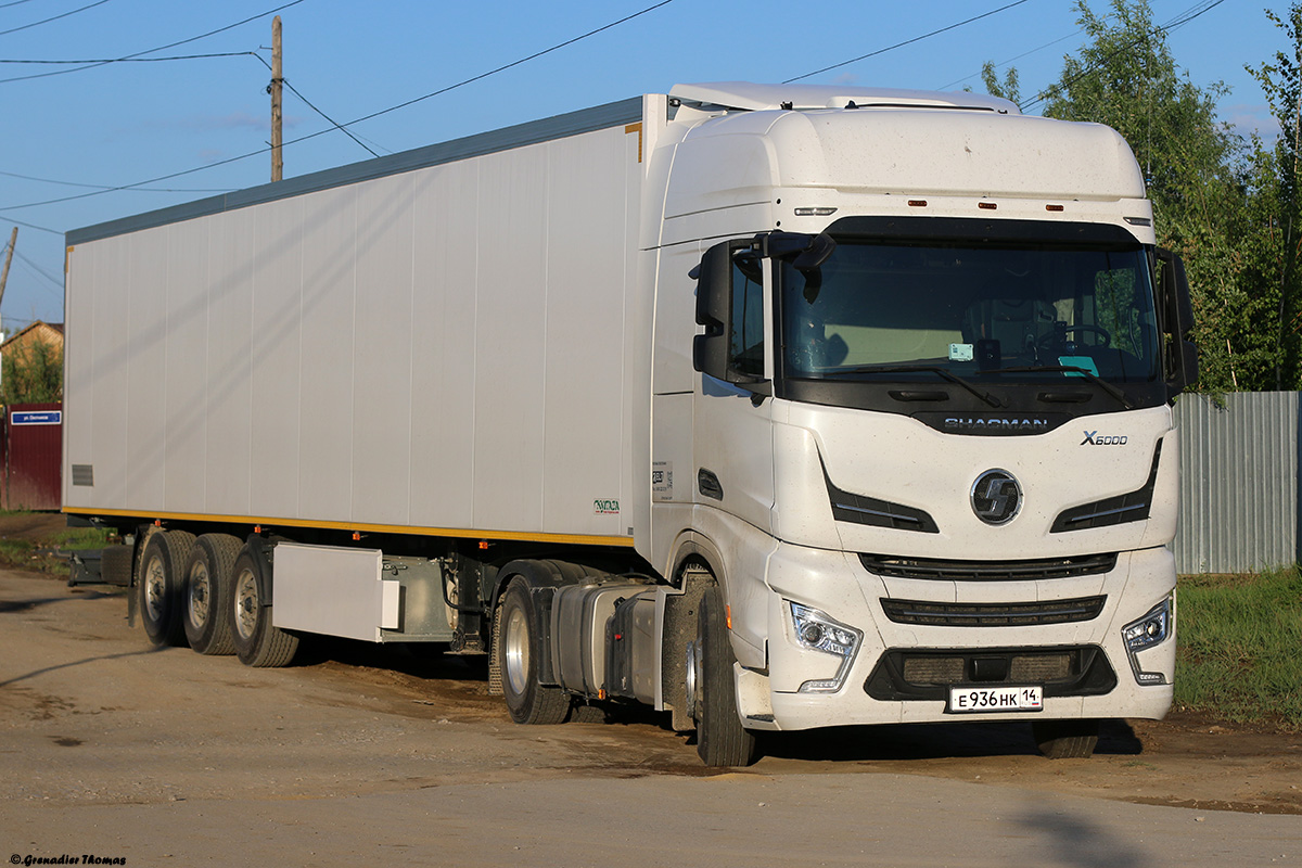 Саха (Якутия), № Е 936 НК 14 — Shaanxi Shacman X6000 SX4188