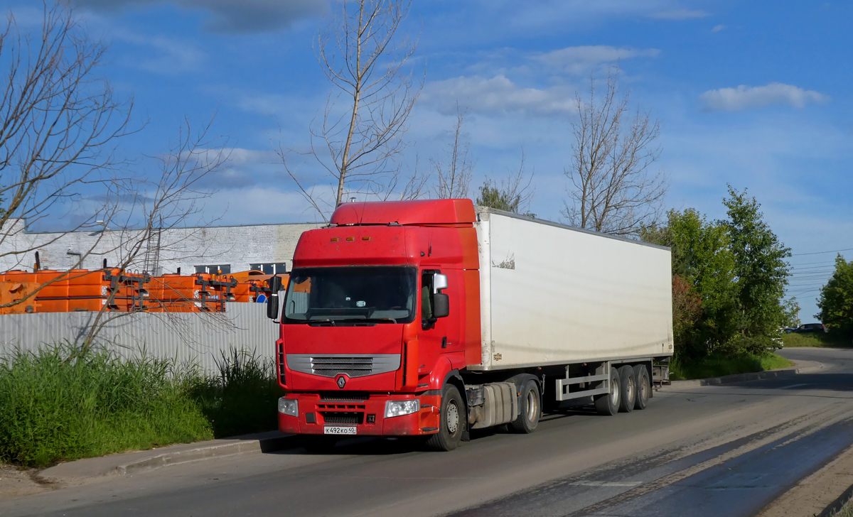 Калужская область, № К 492 КО 40 — Renault Premium ('2006)