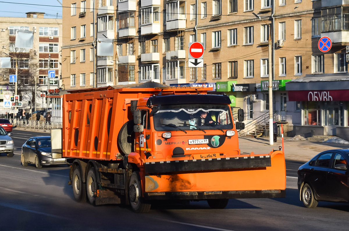 Тверская область, № Н 977 СУ 69 — КамАЗ-6520-53
